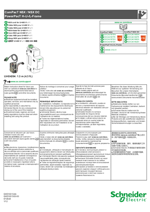 的映像 ComPacT NSX100-630, PowerPacT H-J-L-Frame - NSX cord for U>480 V AC/DC - 说明页