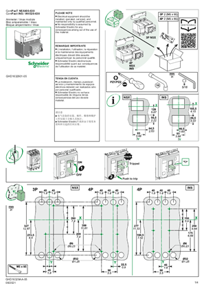 Image of ComPacT NSX400-630, ComPact INS / INV320-630 - Ammeter / Imax module - Instruction Sheet