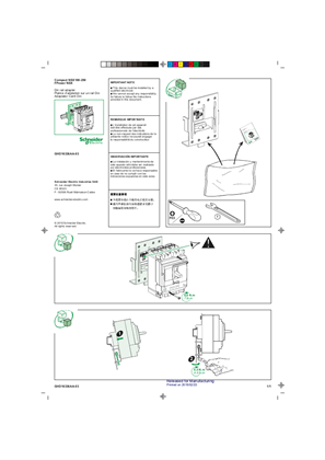 Image de ComPact NSX, FPower NSX - Platine d'adaptation sur rail Din - Notice de montage