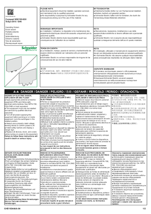Image of ComPact NSX,TeSys GV5/GV6 - Insulating screen - Instruction Sheet