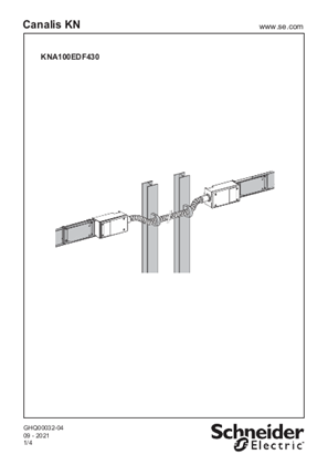 Image de KNA100EDF430 - 100A FLEXIBLE LENGTH - Notice de montage