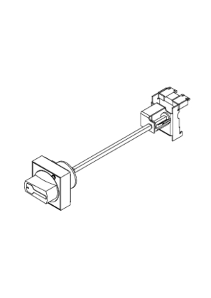 的映像 ERH KIT GV2 BLACK IP54 W/O TRIP TOGGLE - 3D CAD