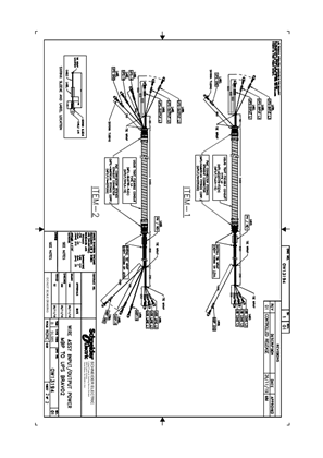 Obrázek Cable diagram, Galaxy VS Cable Kit for 77.6in tall Maintenance Bypass Cabinet with transformer