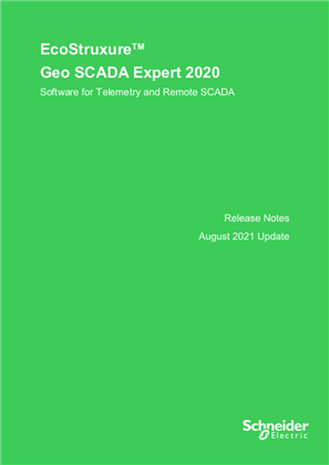 Image of Geo SCADA 2020 Release Notes Update 10 August 2021