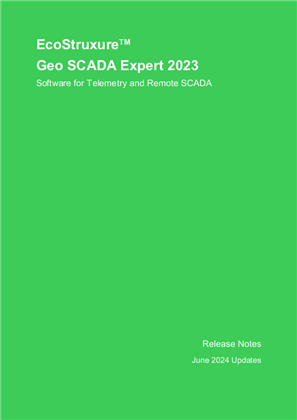 Image of GEO SCADA Expert 2023 Update June 2024 Release Notes