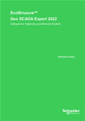 Image of Geo SCADA Expert 2022 Release Notes