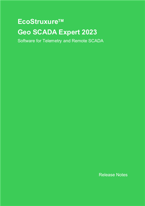 Image of Geo SCADA Expert 2023 Release Notes