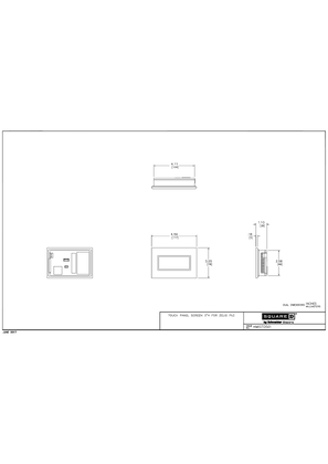 Image of TOUCH PANEL SCREEN 3" 4 FOR ZELIO PLC