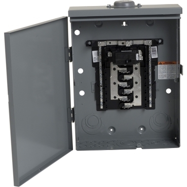Image of HOM30M125CI : Load center interior, Homeline, 1 phase, 30 spaces, 30 circuits, 125A convertible main breaker, NEMA1