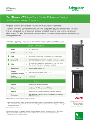 Image of HPE SimpliVity Reference Design 6U 230v