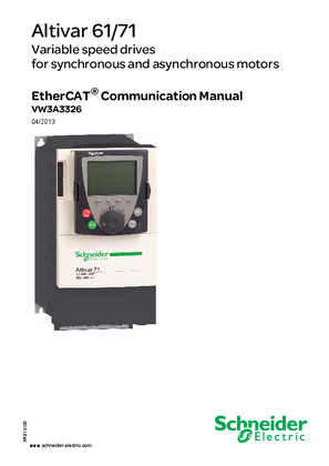 的映像 ATV61/71 EtherCAT Manual - VW3A3326