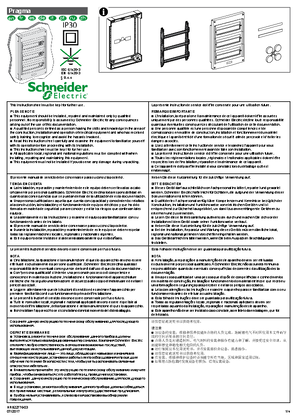 Imagen de Pragma - Surface mounted enclosures - Instruction Sheet