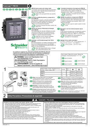 Immagine di PowerLogic™ serie PM5100 - Foglio di istruzioni