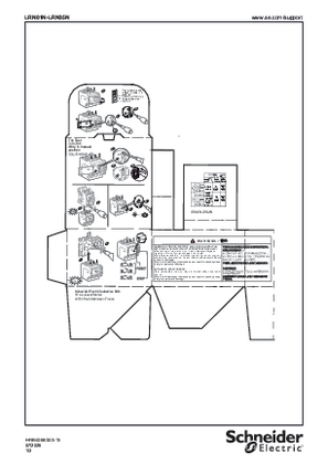 Image of EasyPact LRE01-35N instruction sheet