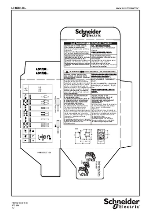 Image of EasyPact LC1E32-38 instruction sheet