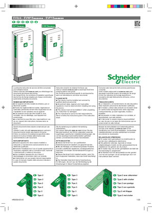 的映像 EVlink Parking - Charging Station - EVW1S - EVF1S - Instruction Sheet.