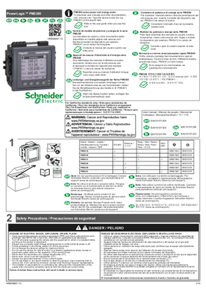 Image of PowerLogic™ PM5300 series - Instruction sheet