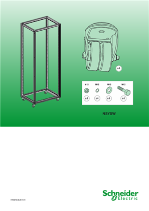 Image of 4 casters double roller for SF enclosures - Instruction Sheet