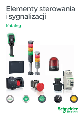 Obraz Katalog - Elementy sterowania i sygnalizacji