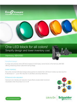 Imagen de Harmony XB4-XB5_LED Ratio_Commercial Leaflet