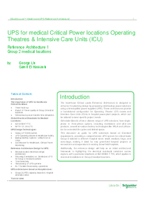 Image of Healthcare OT room Reference Architecture