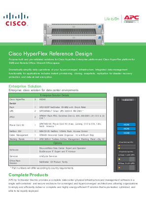 イメージ Cisco Hyperflex Reference Designs