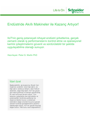 Görüntüsü Endüstride Akıllı Makineler ile Kazanç Artıyor!