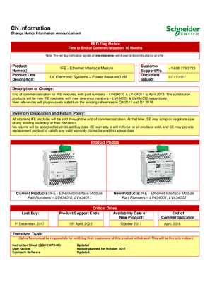 Image of IFE Module CN Info