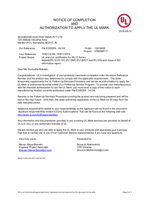 的映像 IFL12 UL NoA