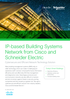Imagen de IP-based Building Systems Network from Cisco and Schneider Electric