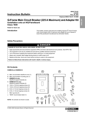 Imagen de Q-Frame Main Circuit Breaker