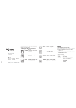 Image of Neo use manual of 32A DP SWITCH WITH BLUE LED