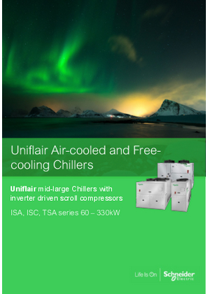 イメージ Uniflair Air-cooled and Free Cooling Chillers with inverter driven scroll compressor_ISA ISC TSA series 60-330kW_Brochure_EN