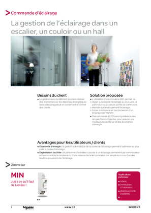 Image de La gestion de l’éclairage dans un escalier, un couloir ou un hall