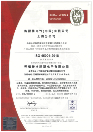 Bild von ISO45001 Certificate China WPF SMS