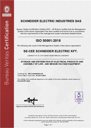 Imagen de ISO50001 Cee-Log RDC Budapest RA Certificate