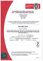 Image of ISO9001 Certificate Industry WorthingRE QMS