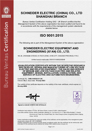 Imagen de ISO9001 SEEE Certificate
