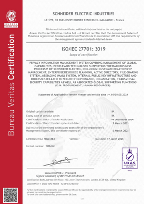 Image of ISO 27701 v2019