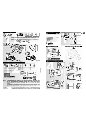 Podoba osebe Exiway -Emergency luminaire- Smartled- wall- Instruction sheet