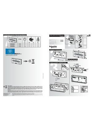 Immagine di Exiway Smartled, DALI 230VAC, OVA48802, OVA48801, OVA48800, Scheda di istruzioni (it)
