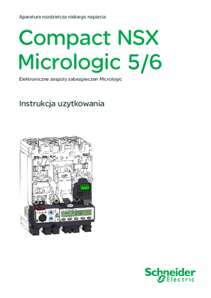 Obraz Instrukcja uzytkowania wylacznika Compact NSX Micrologic