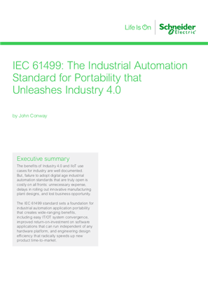 Imagen de IEC 61499: The Industrial Automation Standard