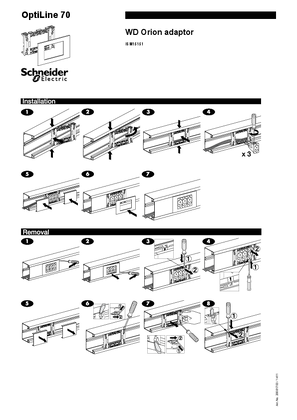 Imagem de Instruction for adaptor for wiring devices Orion
