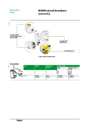 Image of Instruction Sheet Acti 9 iK60N
