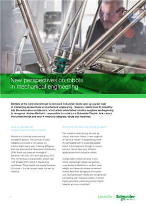 Image of New perspectives on robots in mechanical engineering