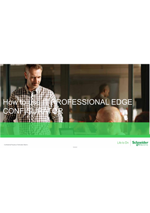 イメージ Introduction to IT Professional Edge Configurator