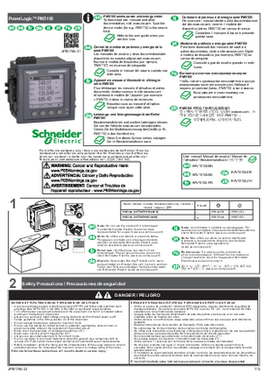 的映像 PowerLogic PM5100 说明书