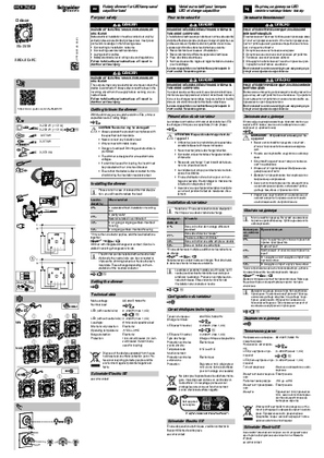 Imagem de Odace,-Botão LED para redução da intensidade de luz de bordo-Folha de instruções (pt)