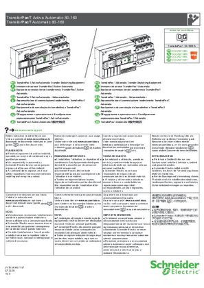 Bild av Transfer Switch Equipment for Frame 160 - Instruction Sheet